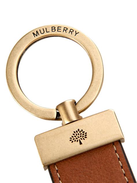 burberry london leather key ring|Designer Key Rings for Men .